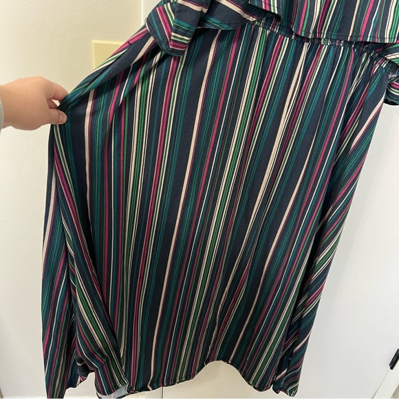 Terra and Sky Striped Dress 3x - Picture 5 of 6
